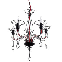 Подвесная люстра Artefact A3225LM-5BK Arte Lamp