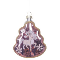Украшение новогоднее "Елочка с лошадкой", L8 W2,5 H11 см
