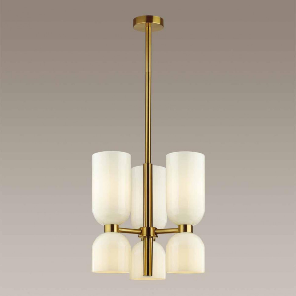 Подвесная люстра Odeon Light Midcent Orinoco 4798/6