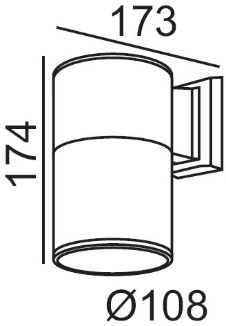 Архитектурная подсветка TUBE 78002 R Oasis Light