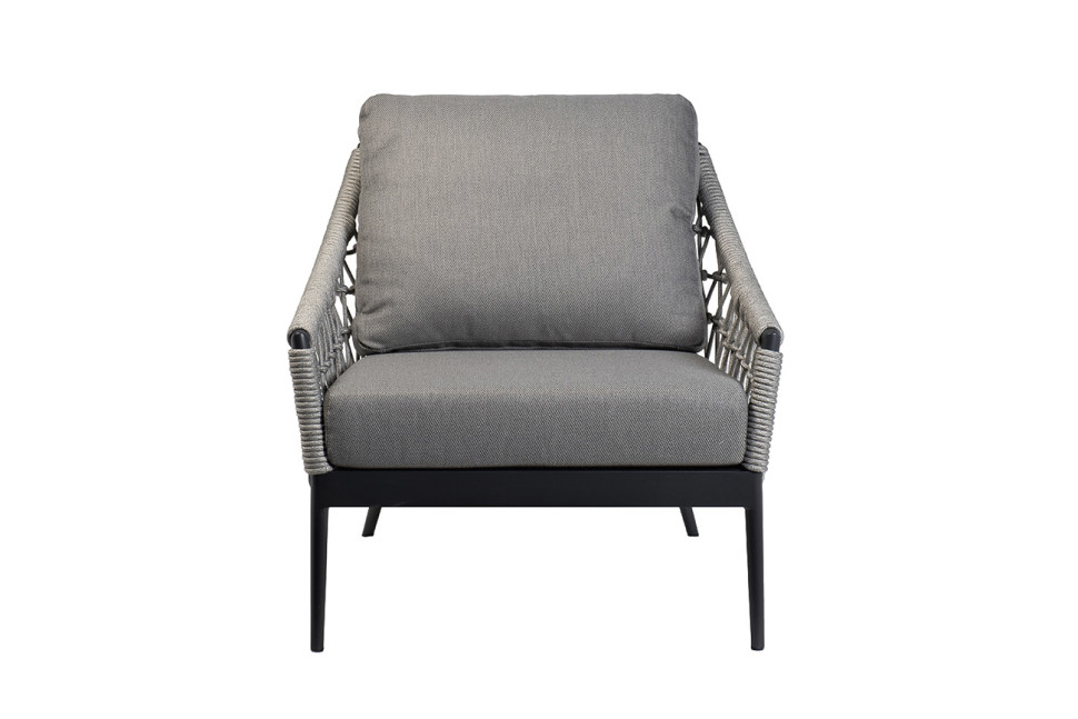 Кресло уличное "Марра" темно-серое