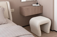 Пуф букле белый Пуф букле белый