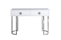 Консоль Garda Decor белое стекло/хром Консоль Garda Decor белое стекло/хром