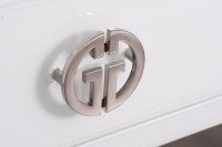 Консоль Garda Decor белое стекло/хром Консоль Garda Decor белое стекло/хром