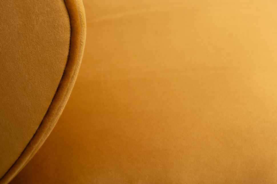 Стул Unico велюровый горчичный