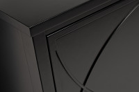 Комод черный с ящиками Комод черный с ящиками