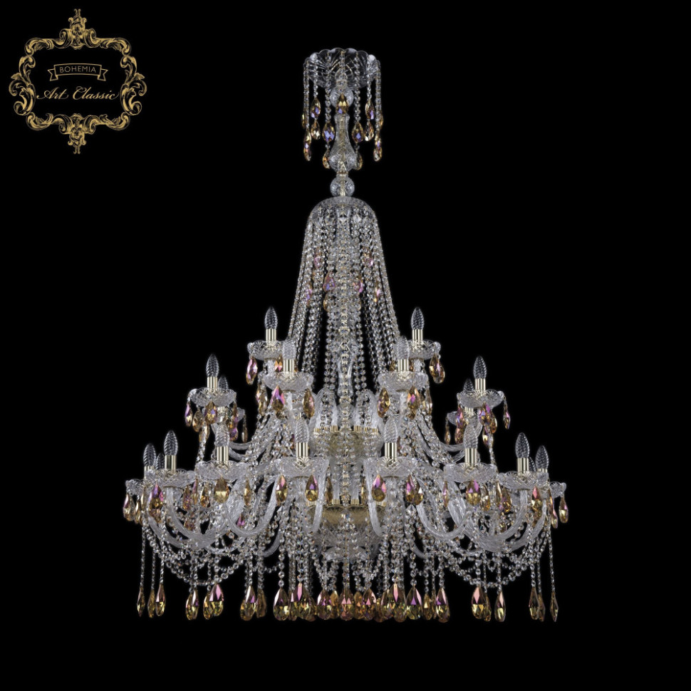 Подвесная люстра 11.12 11.12.16+8+4.400.2d.XL-156.Gd.Sp.K777 Art Classic
