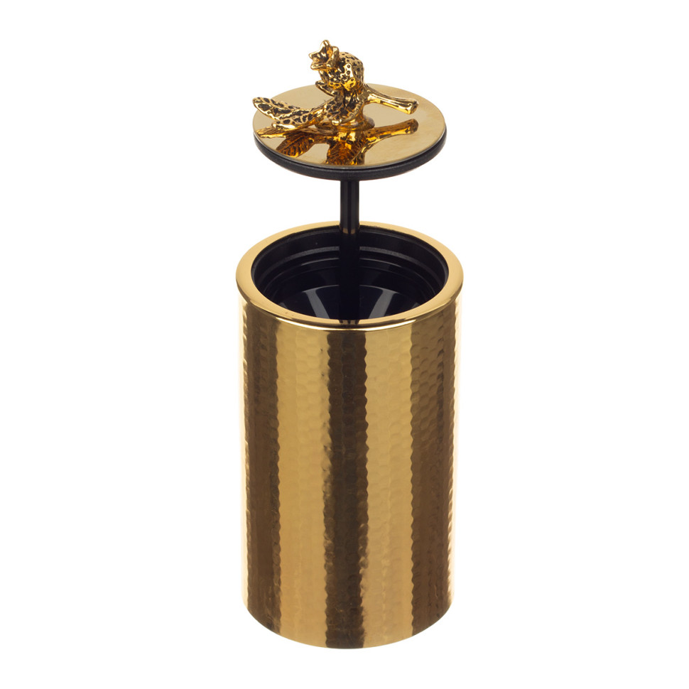 Подставка для зубачисток SELENA гранат золото