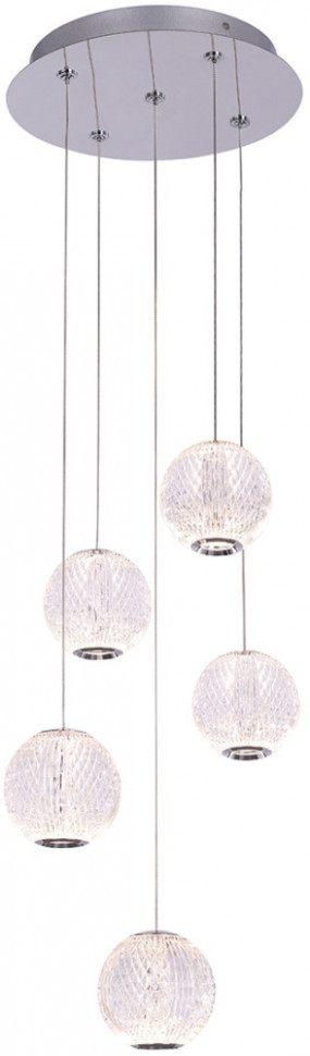 Подвесной светильник Elliot Diamante MD20001012-5A chrome DeLight Collection