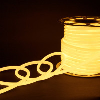 Гибкий неон LS 003 220V 9,6 IP67 Гибкий неон 220V 9,6W 144Led 2835 IP67 круглый теплый белый, 50 м Elektrostandard