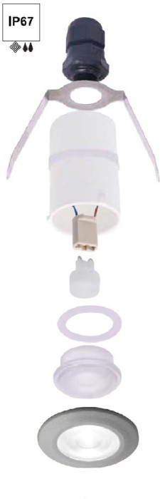 Встраиваемый светильник уличный Teresa 2L0.000.000.LXZ1L Fumagalli