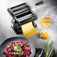 Паста-машина "Pasta Perfetta" черная, матовая