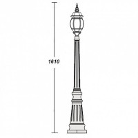 Наземный фонарь  83411S Gb Oasis Light