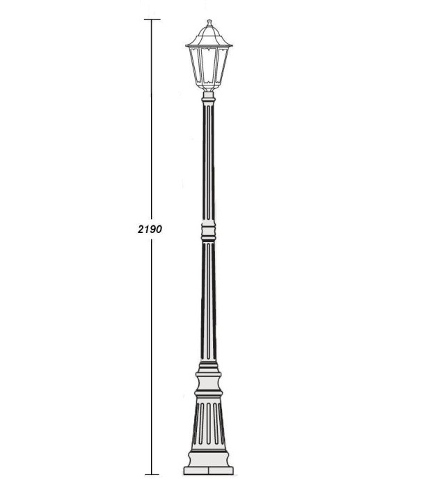 Наземный фонарь  79809M Bl Oasis Light