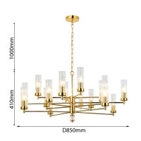 Подвесная люстра Aesthetic 2673-16P Favourite