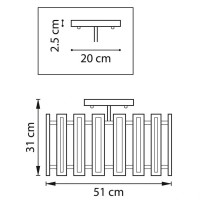 Потолочная люстра Lightstar Agave 712042 Потолочная люстра Lightstar Agave 712042