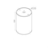 Уличный светодиодный светильник Maytoni Bar O306CL-L12GF Уличный светодиодный светильник Maytoni Bar O306CL-L12GF