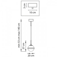 Подвесной светильник GLOBO 813111 Lightstar Подвесной светильник GLOBO 813111 Lightstar