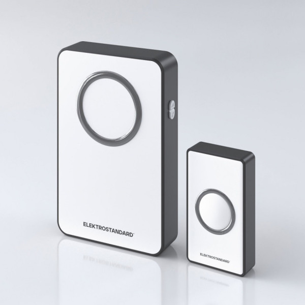Звонок дверной DBQ27 DBQ27M WL Белый/Чёрный Elektrostandard
