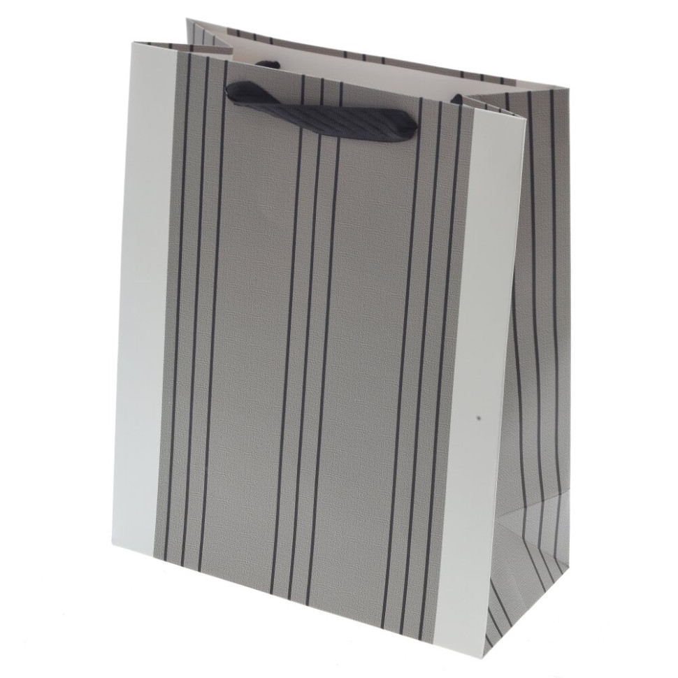 Пакет подарочный M (бумага 230г/м2, блок микс 12шт), L29 W12 H32 см, 4в.