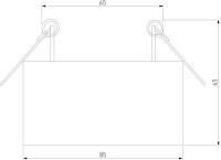 Точечный светильник Glam 25095/LED Elektrostandard