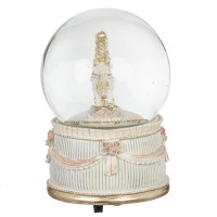 Фигурка декоративная в стекл шаре "Лошадка" (ключ, муз, движ), D 10 см, L9,5 W9,5 H14 см