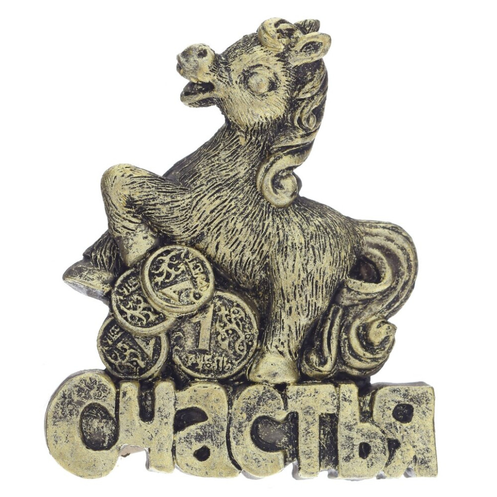 Магнит "Лошадка", L5,5 W1 H6 см, 4в.