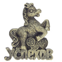 Магнит "Лошадка", L5,5 W1 H6 см, 4в.