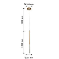 Подвесной светильник Cylindro 2210-1P Favourite