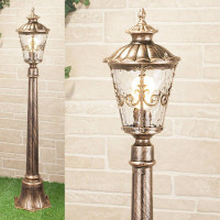 Уличный светильник Elektrostandard Diadema F GLYF-8046F черное золото a030677