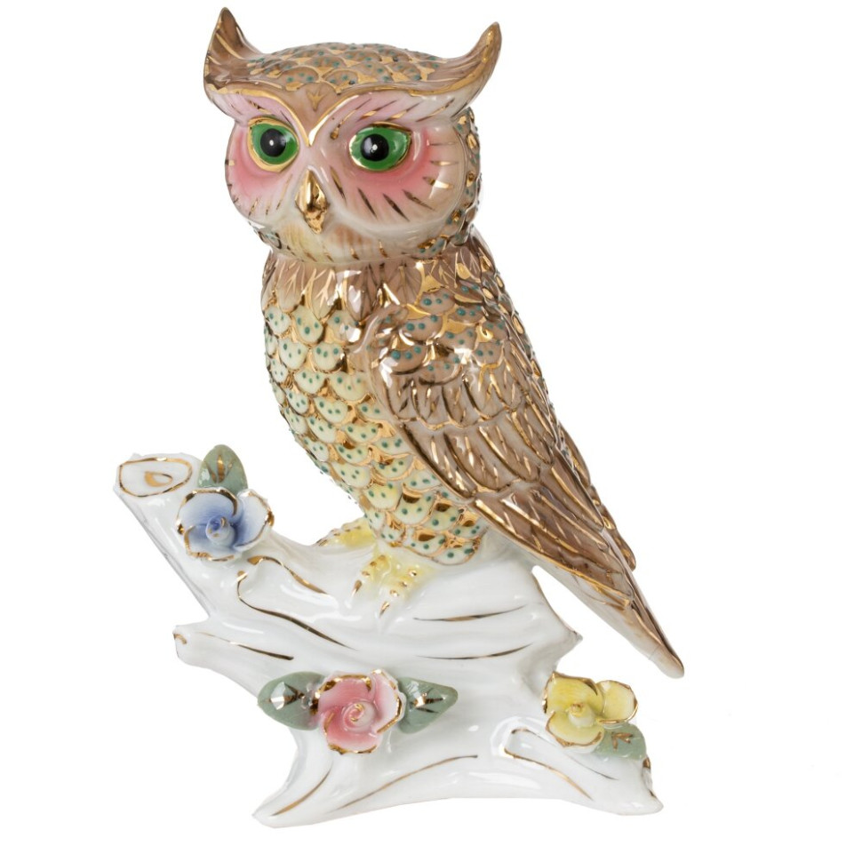 Фигурка декоративная "Сова", L10,5 W7,5 H14,5 см, 5в.