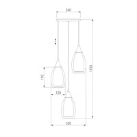Подвесной светильник Eurosvet 50085/3 золото