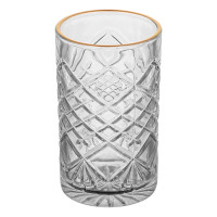 Набор стаканов 280мл.6шт."332-3/00" золотой ободок