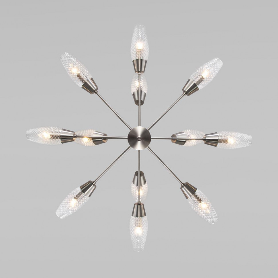 Подвесная люстра Eurosvet Thalia 60140/12 сатин-никель