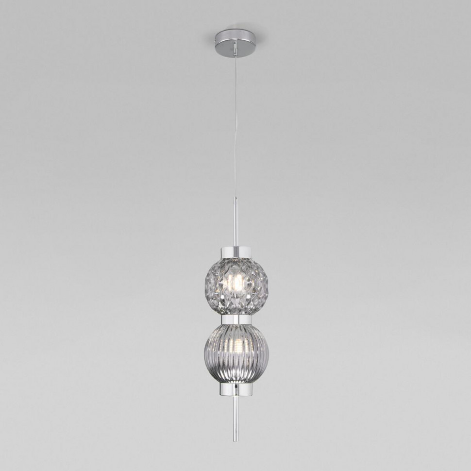 Подвесной светильник Eurosvet Plaza 50186/2 хром