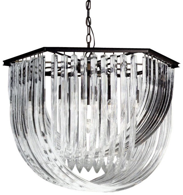 Подвесная люстра Murano Glass BR333 black DeLight Collection