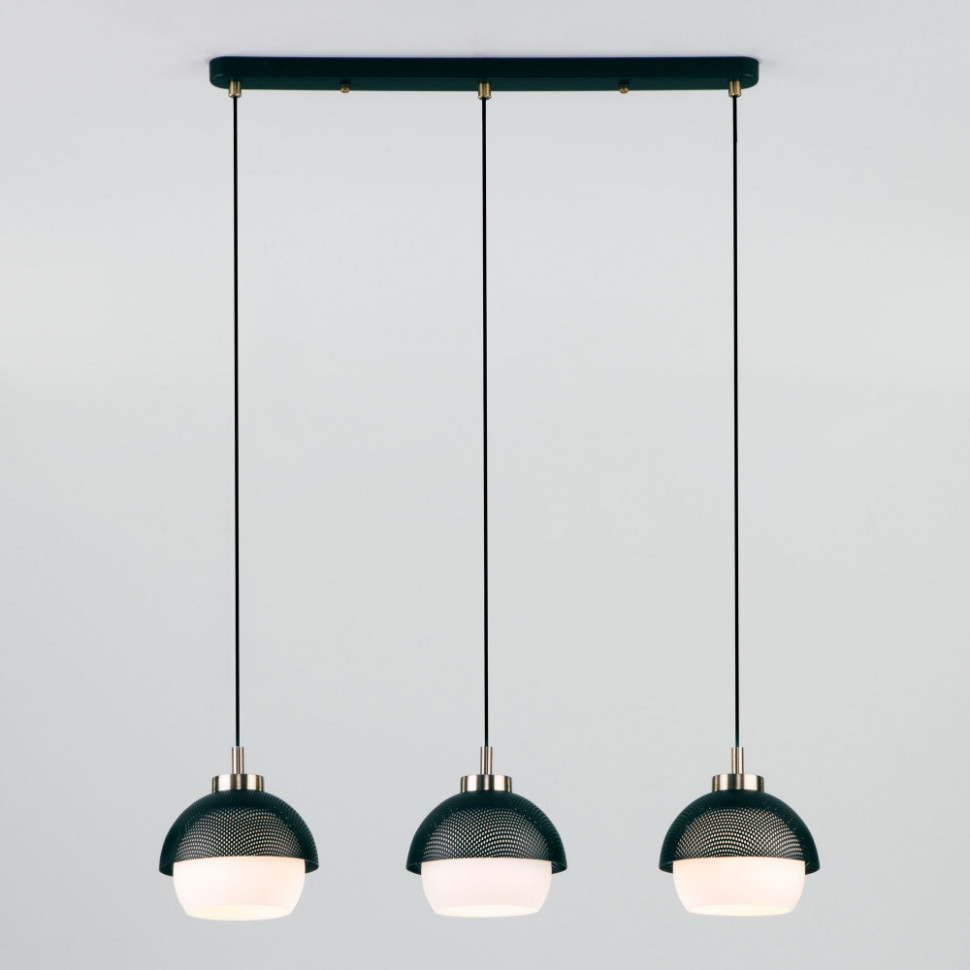 Подвесной светильник Nocciola 50106/3 античная бронза / черный Eurosvet