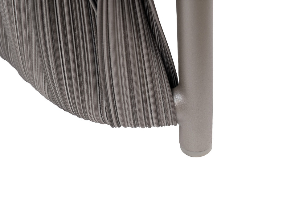 Стол журнальный уличный "Оливер" серый