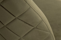 Стул велюровый хаки на металлических ножках Стул велюровый хаки на металлических ножках