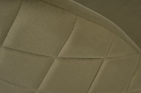 Стул велюровый хаки на металлических ножках Стул велюровый хаки на металлических ножках