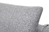 Диван Turin трехместный с канапе раскладной черно-серый Диван Turin трехместный с канапе раскладной черно-серый