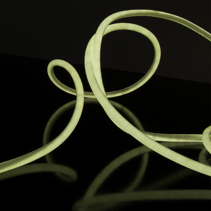 Гибкий неон LS 003 220V 9,6 IP67 Гибкий неон 220V 9,6W 144Led 2835 IP67 круглый холодный белый, 50 м Elektrostandard