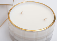 Свеча ароматическая Jasmin Flower Tea в стакане в упаковке