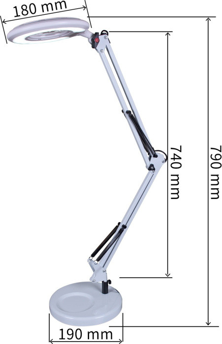 Офисная настольная лампа  02046-0.7-01 BK Reluce