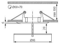 Точечный светильник DINO 2571 Kanlux