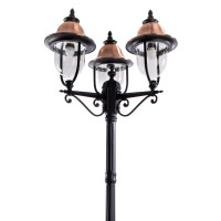 Наземный фонарь Barcelona A1486PA-3BK Arte Lamp Наземный фонарь Barcelona A1486PA-3BK Arte Lamp