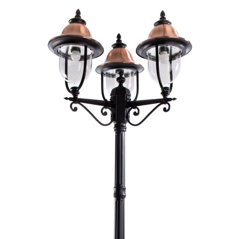 Наземный фонарь Barcelona A1486PA-3BK Arte Lamp