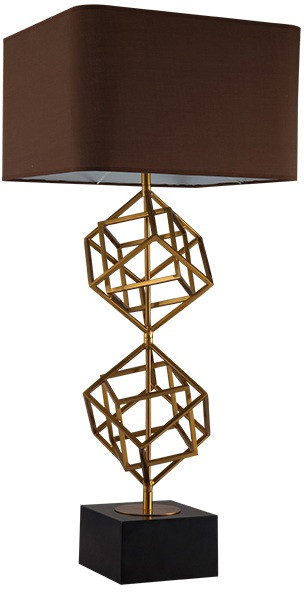 Интерьерная настольная лампа Table lamp KM0282T-1 brass DeLight Collection
