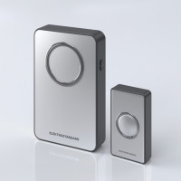 Звонок дверной DBQ27 DBQ27M WL Серебро/Чёрный Elektrostandard