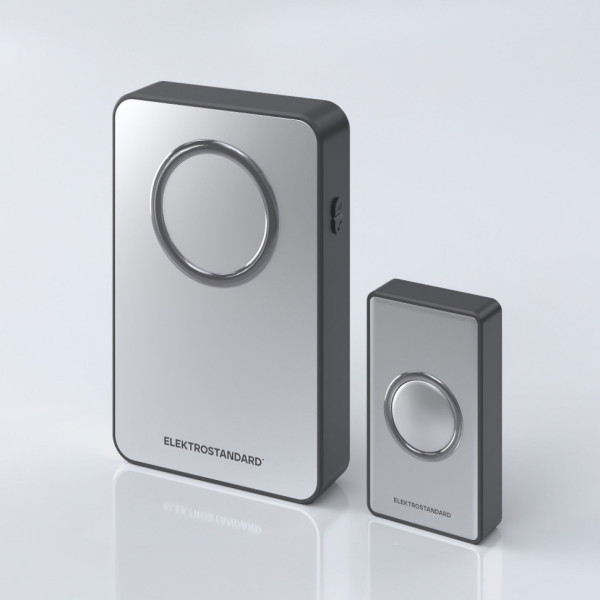 Звонок дверной DBQ27 DBQ27M WL Серебро/Чёрный Elektrostandard
